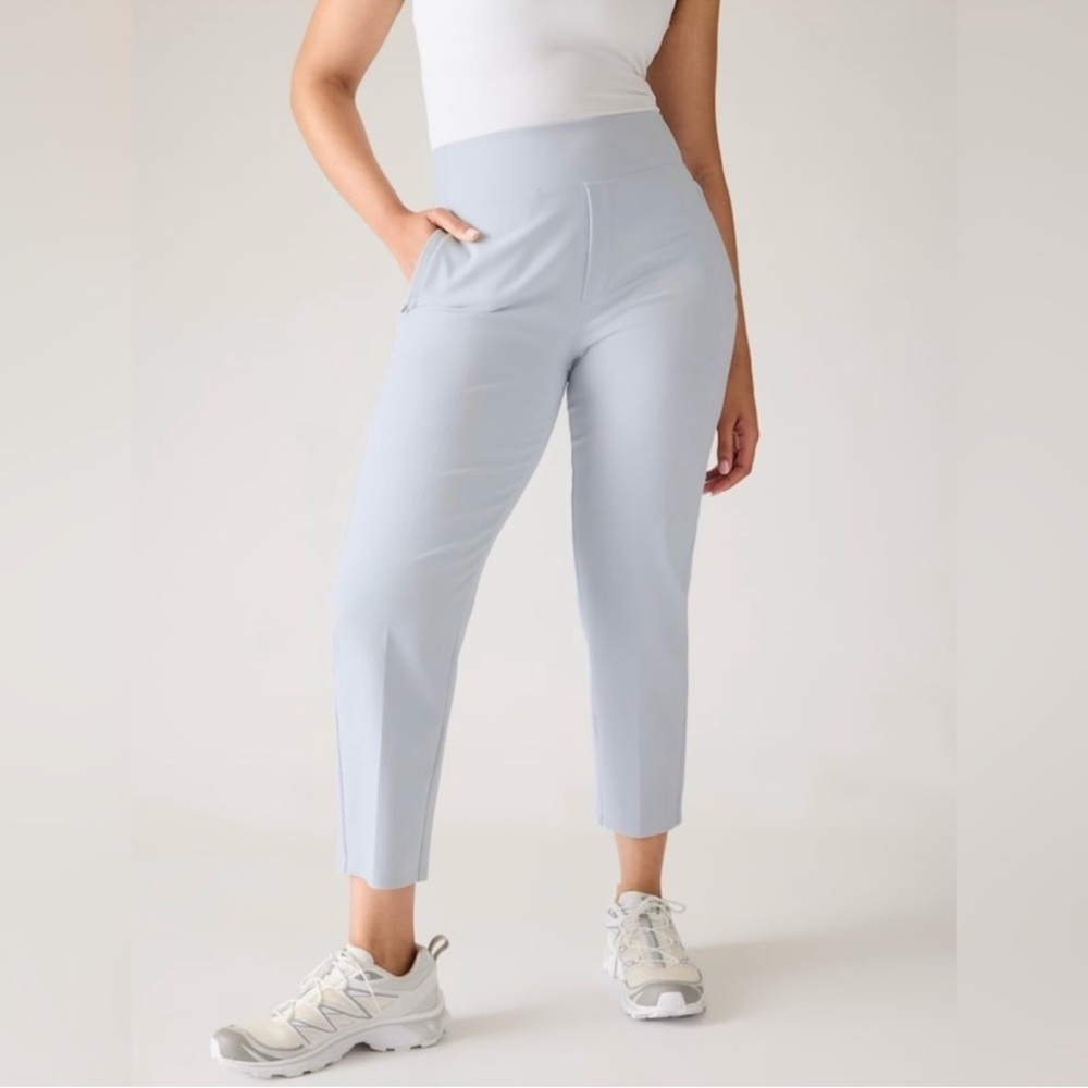 Athleta Endless Pantalon Light Blue Pants Plus Size 24W New With Tag